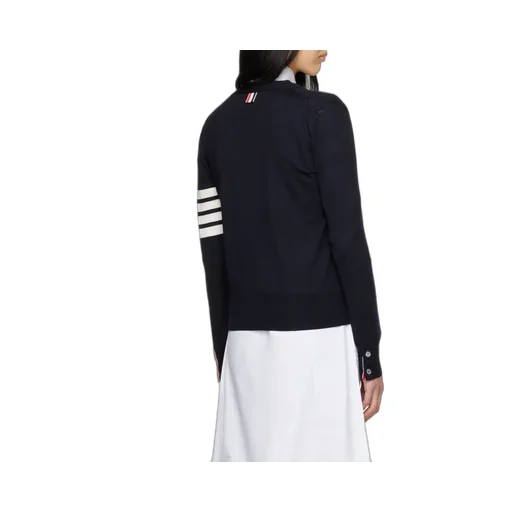 Thom Browne 4 Bar V-Neck Cardigan