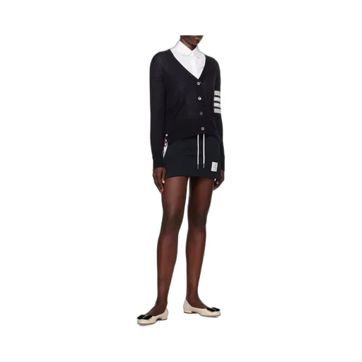 Thom Browne 4 Bar V-Neck Cardigan