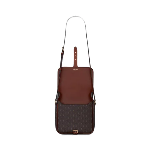 Monogram-Print Messenger Bag