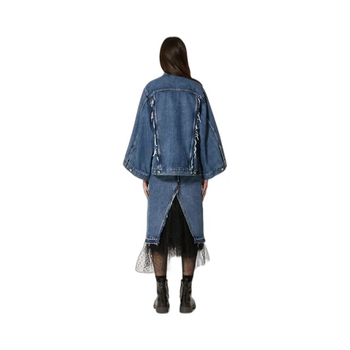 A-Shaped Denim Skirt