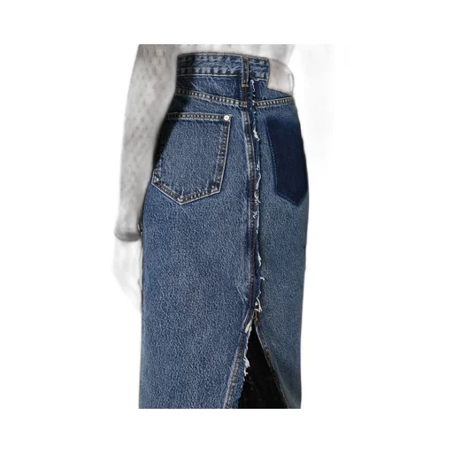 A-Shaped Denim Skirt