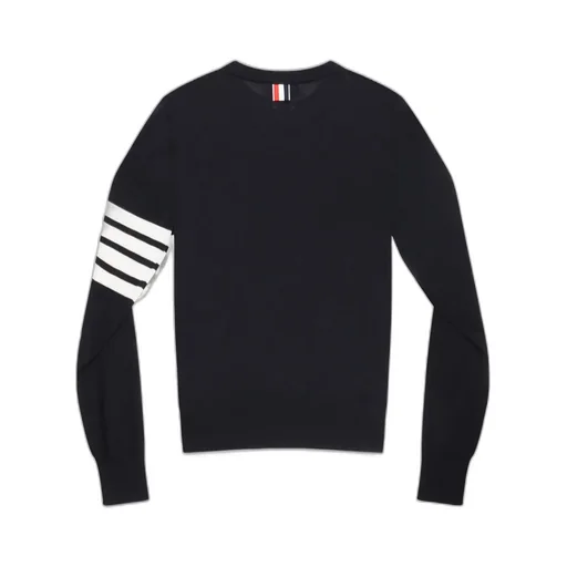 Thom Browne 4-Bar Ribbed Knit Sweater