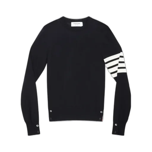 Thom Browne 4-Bar Ribbed Knit Sweater