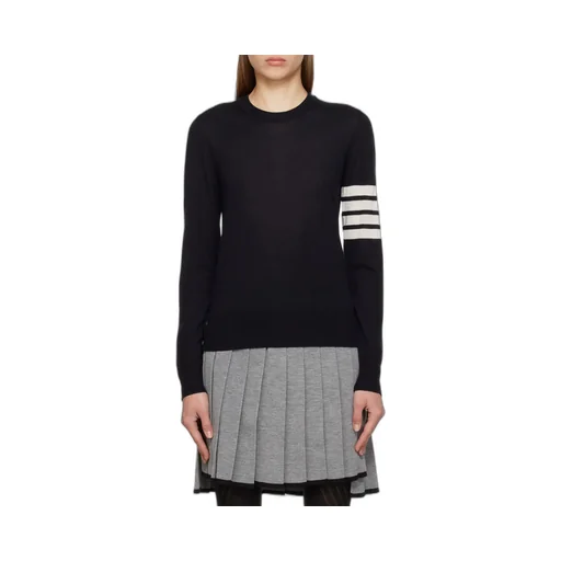 Thom Browne 4-Bar Ribbed Knit Sweater