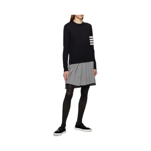Thom Browne 4-Bar Ribbed Knit Sweater