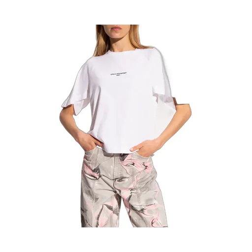 Stella Mccartney Logo Print Crewneck T-Shirt