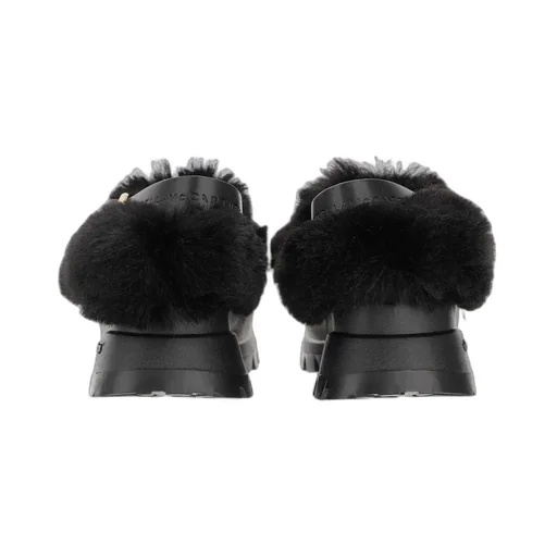 Stella Mccartney Trace Faux Fur Trimmed Clogs