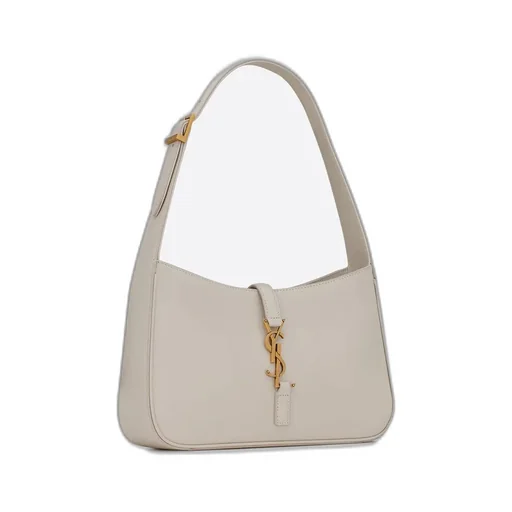 Saint Laurent Le 5 à 7 Logo Plaque Hobo Bag