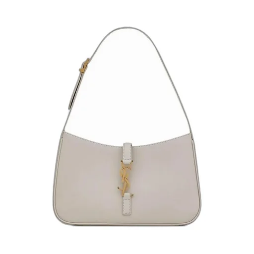 Saint Laurent Le 5 à 7 Logo Plaque Hobo Bag