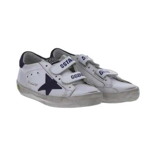Golden Goose Kids Old School Velcro Strap Sneakers