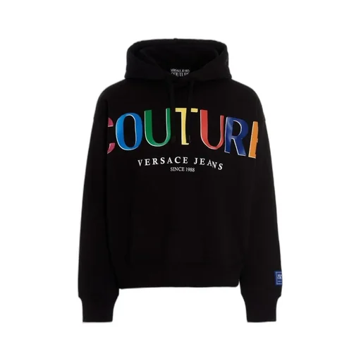 Versace Jeans Couture Logo Print Drawstring Hoodie