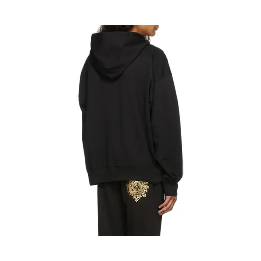 Versace Jeans Couture Logo Print Drawstring Hoodie