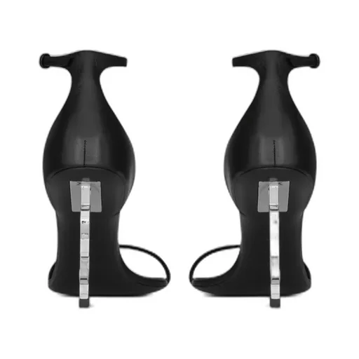 Saint Laurent Opyum Square-Toe Sandals