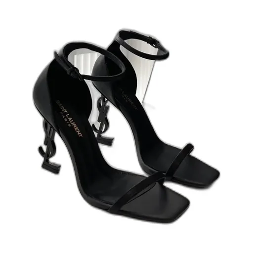 Saint Laurent Opyum Square-Toe Sandals
