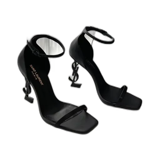 Saint Laurent Opyum Square-Toe Sandals