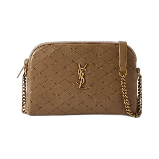 Saint Laurent Gaby Quilted Chain Pouch