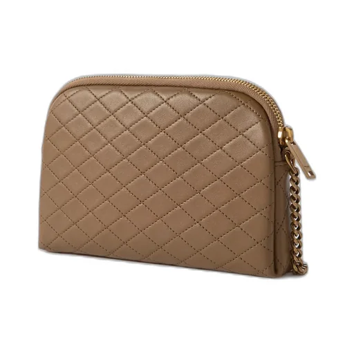 Saint Laurent Gaby Quilted Chain Pouch