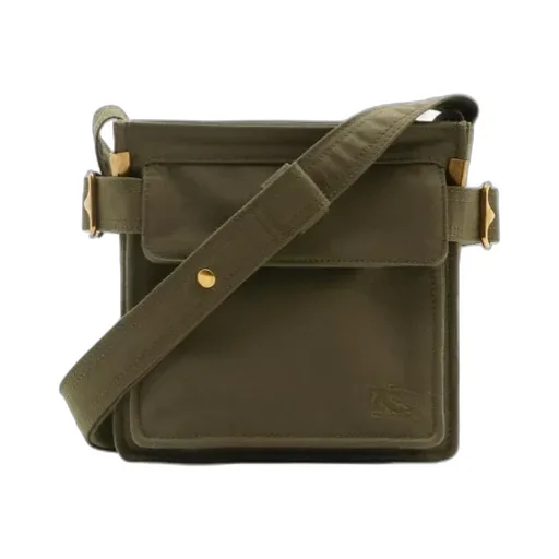 Burberry Logo Embroidered Trench Phone Shoulder Bag