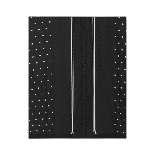 Polka-Dot Pattern Bomber Jacket