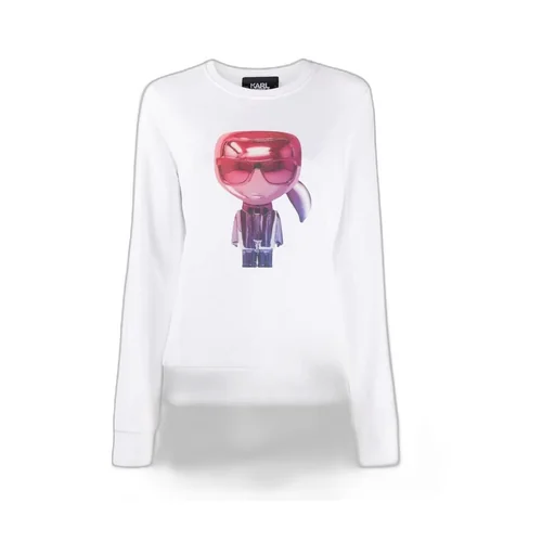 Long-Sleeved Sweater With Logo Printing Pattern