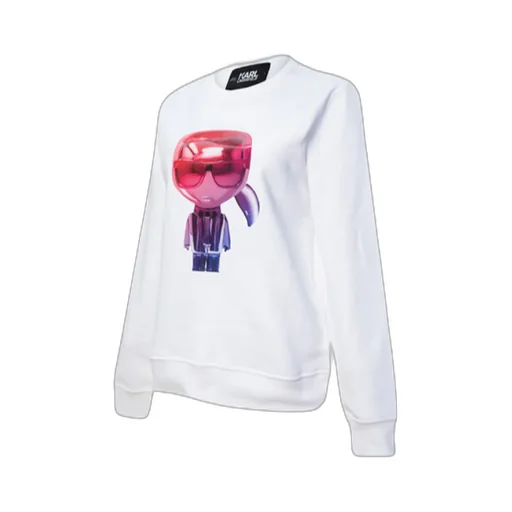 Long-Sleeved Sweater With Logo Printing Pattern