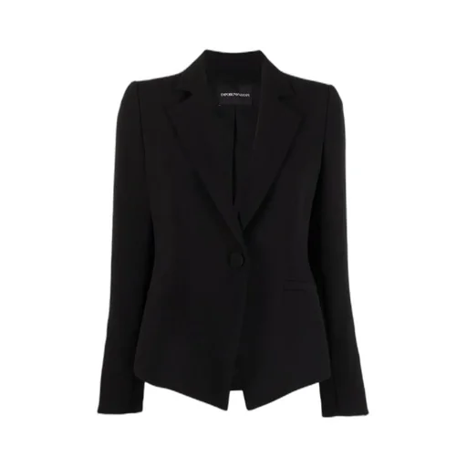 Single-Breasted Fitted Blazer