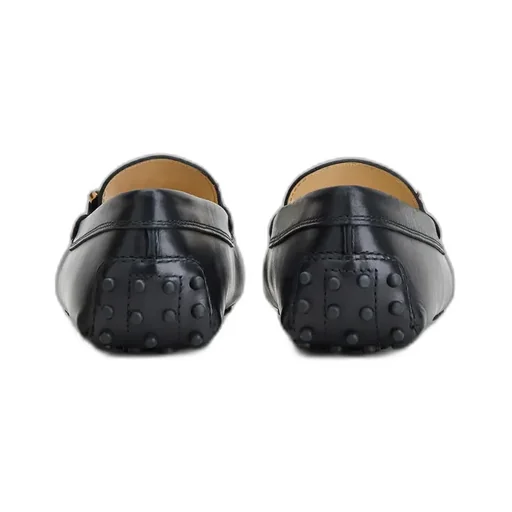 Kate Chain-Embellished Leather Loafers