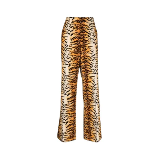 Animal Trousers With Wide Legs