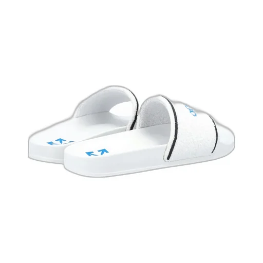 Towel Logo-Embroidered Slides