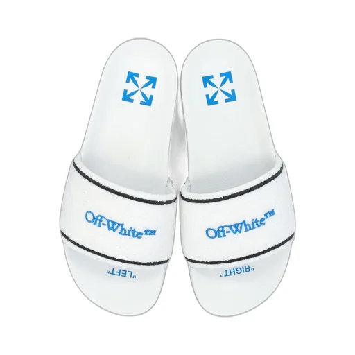 Towel Logo-Embroidered Slides