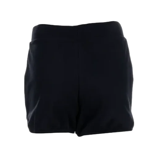 Black Casual Lettered Shorts