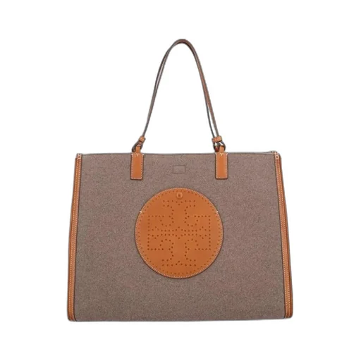 Tory Burch Ella Logo-Perforated Tote Bag