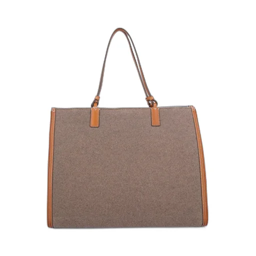 Tory Burch Ella Logo-Perforated Tote Bag