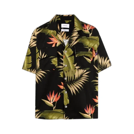Palm Leaf Print Shirt