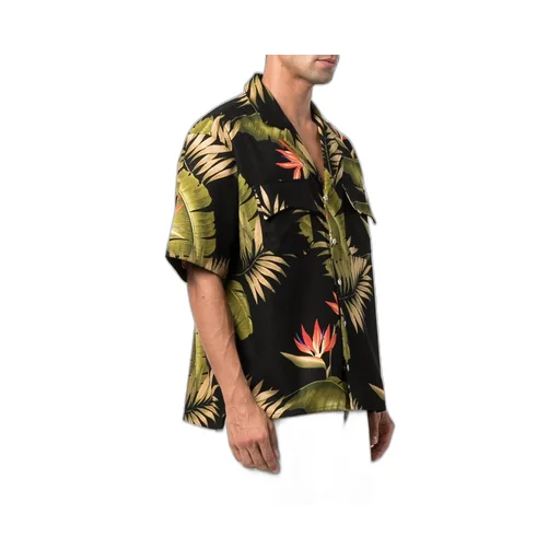 Palm Leaf Print Shirt