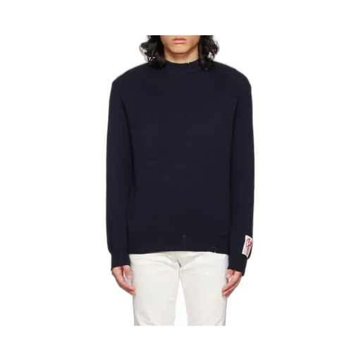 Golden Goose Deluxe Brand Logo Patch Knitted Jumper