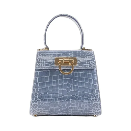 Buckle Alligator Handbag