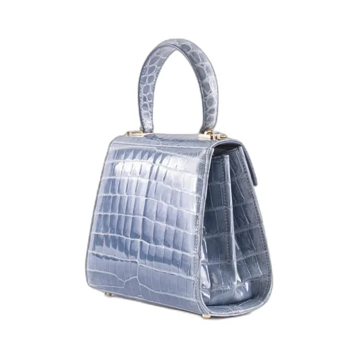 Buckle Alligator Handbag