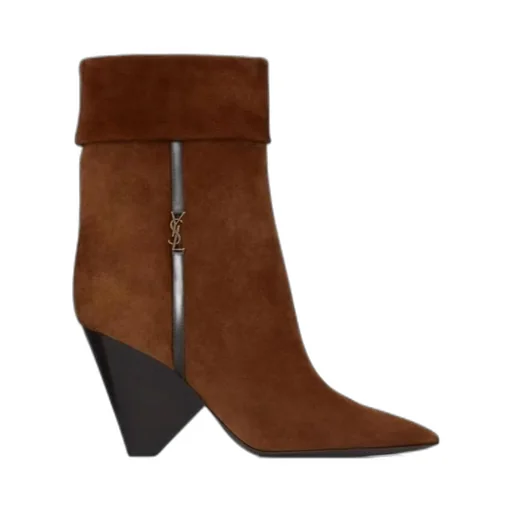 Saint Laurent Niki Pointed Toe Ankle Boots