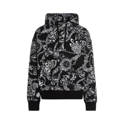 Baroque-Print Pullover Hoodie