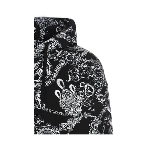 Baroque-Print Pullover Hoodie