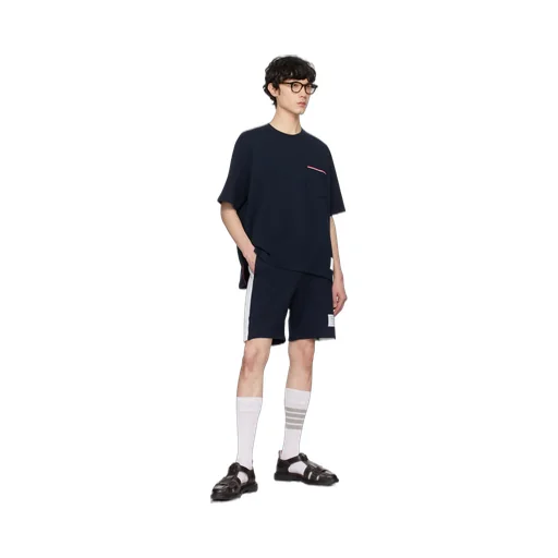 Thom Browne Short Sleeved Crewneck T-Shirt