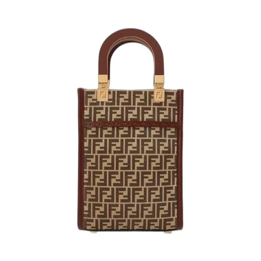 Fendi F Logo Top Hndl Mini Bag