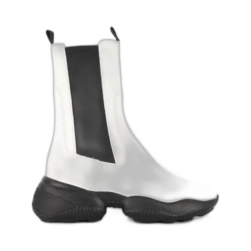 Hogan Round Toe Chunky Boots