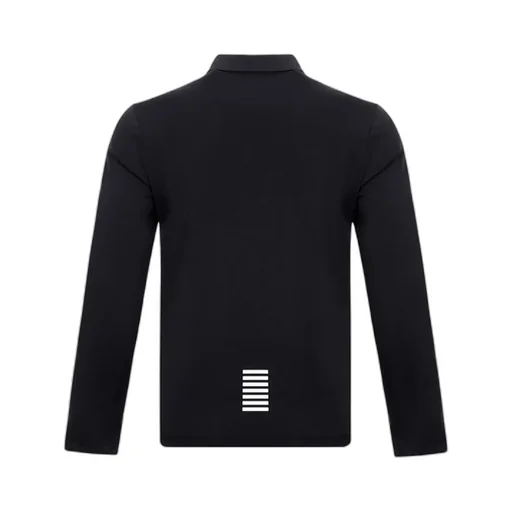 Long-Sleeved Polo Shirt