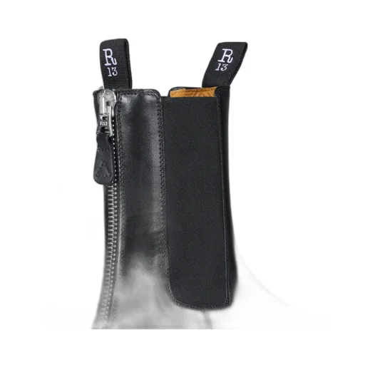 Logo Zipper Boots