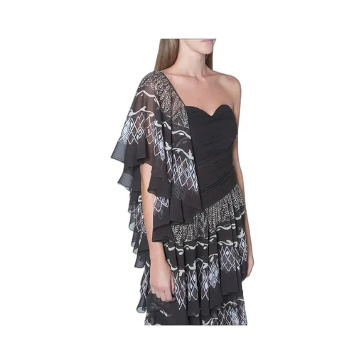 Layered Printed Maxi Dress