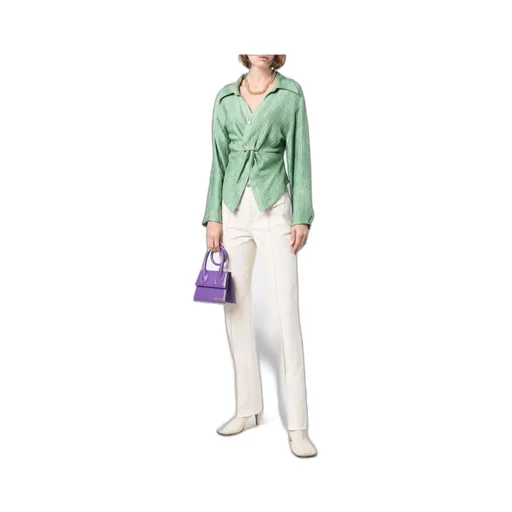 Belt Loop Straight Trousers