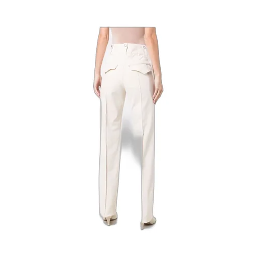 Belt Loop Straight Trousers