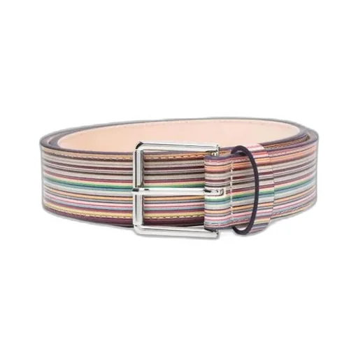 Paul Smith Striped Buckle Fastened Belt